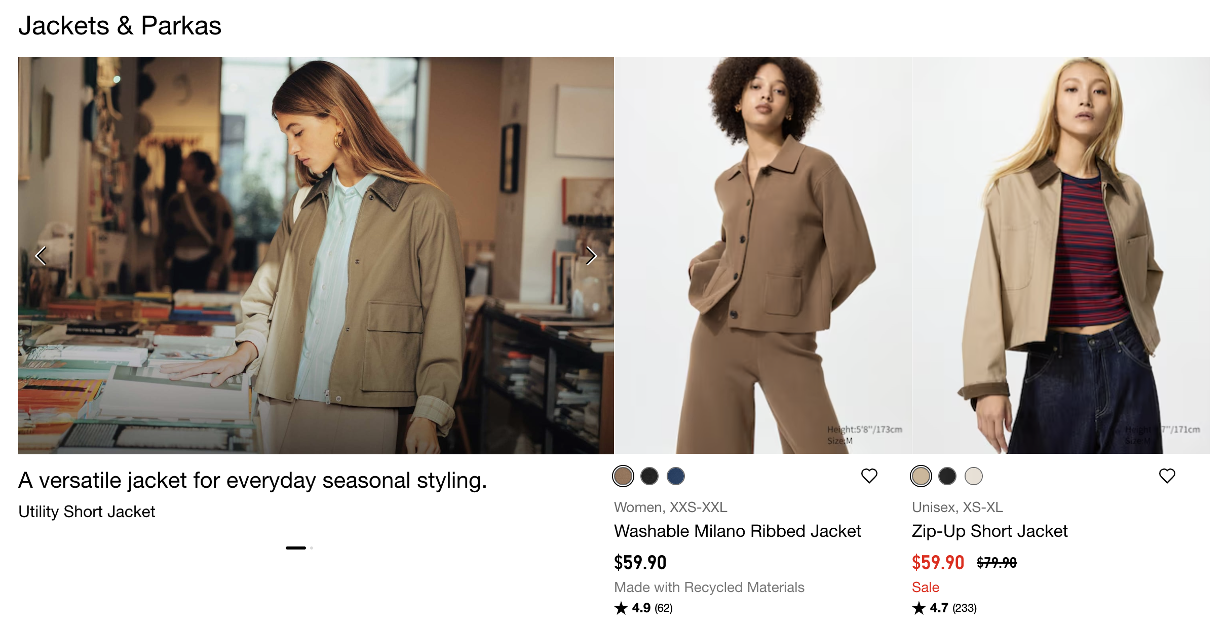 womens jacket advertising
